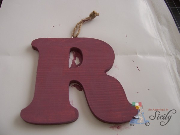 wood letters 